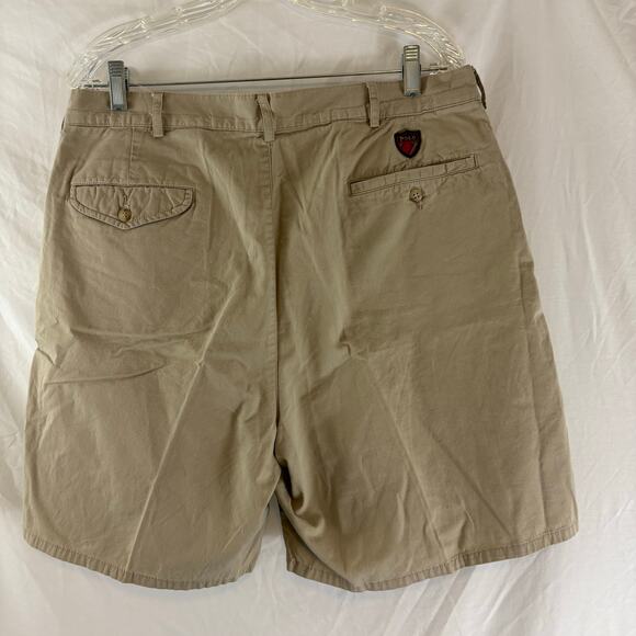Polo Ralph Lauren The Classic Golf Short Pleated Shield Logo USA Size 36 - Picture 5 of 7